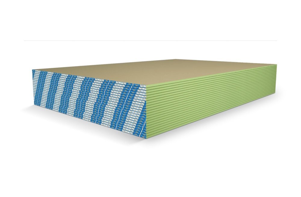 Moisture Resistant (MR) Gypsum Board - Green Face Water Repellent Core