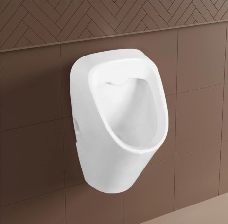 Commercial Wall Urinal - Aerodynamic Ceramic Fixture