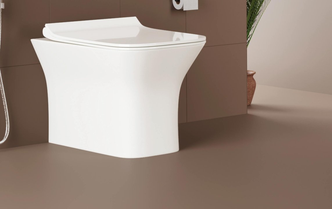 Water Closet - Floor-Mount Back-to-Wall Ceramic Suite